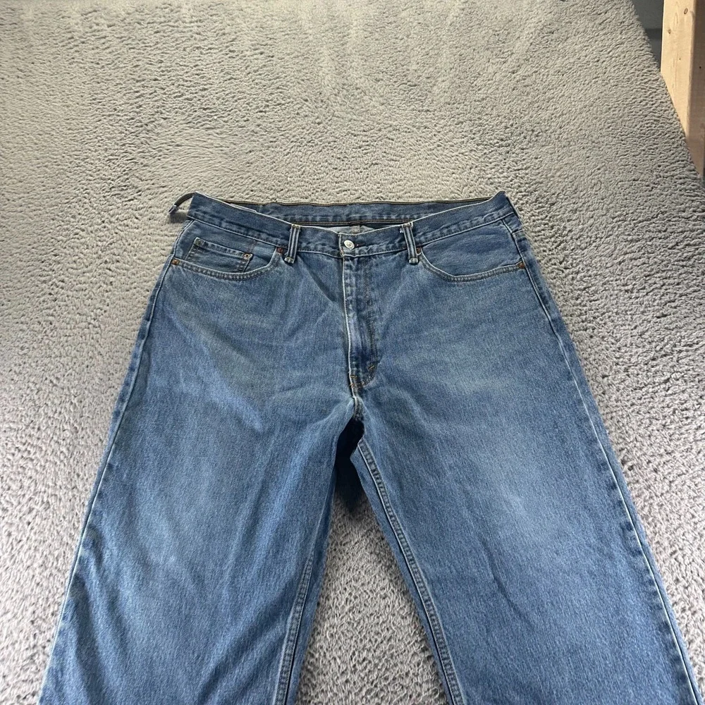 Levi's 550 Jeans Mens 38x30‎ Blue Cotton Denim Straight Leg Faded Baggy Workwear